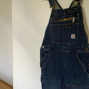 Women’s Carhartt Denim Overalls size XS 0/2